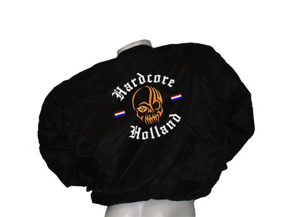 Bomber Hardcore Holland Skull